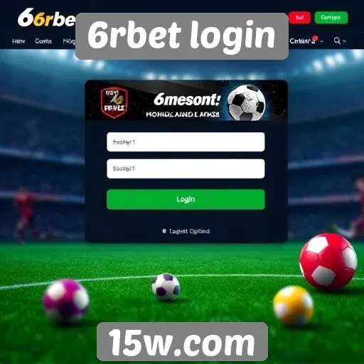 Navegação e usabilidade no site 6rbet login